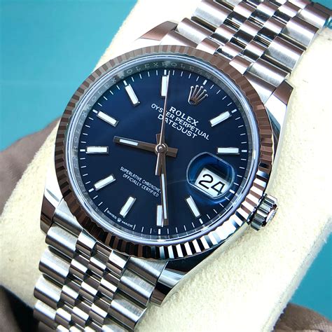 rolex.datejust blue|rolex datejust blue dial price.